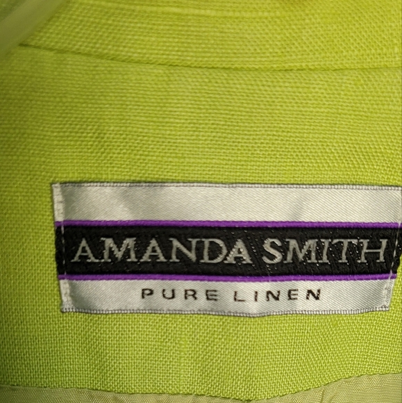 Accent blazer, linen, size 14 - Picture 6 of 9